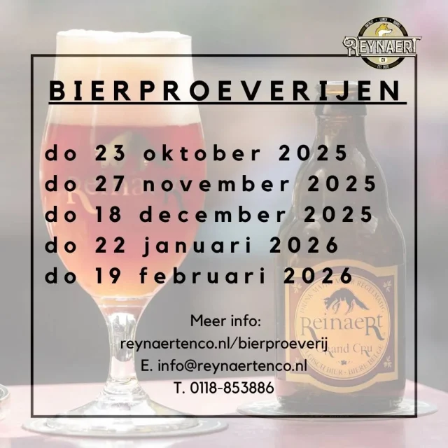 Bierliefhebbers opgelet🍻📣
In samenwerking met Stichting Bier in Zeeland organiseren we ook deze herfst en winter weer een maandelijkse bierproeverij, van oktober tot en met februari. Deze avond kun je een aantal bijzondere bieren proeven die we met zorg hebben uitgekozen. Bij de bieren serveren we passende gerechtjes, zodat de smaak van het bier nog beter tot zijn recht komt. Gezellige avonden, waar vooral ook het verhaal achter de verschillende bieren naar voren komt.
•
Je kunt je nu inschrijven voor de eerste bierproeverij van donderdag 23 oktober. De ochtend ná elke proeverij zetten we om 10 uur het aanmeldformulier voor de eerstvolgende proeverij weer open. Meer informatie vind je op onze website www.reynaertenco.nl/bierproeverij.
•
Je vindt ons in hartje centrum, in de leukste winkelstraat van Middelburg. Met liefde maken we hier jouw ontbijt, lunch en borrel klaar. Ook kun je op vrijdag- en zaterdagavond bij ons terecht voor het lekkerste Mexican streetfood.

📍 Langeviele 61, Middelburg
☎️ 0118-853886
📧 info@reynaertenco.nl
🌐 www.reynaertenco.nl
•
#middelburg #middelburgsestraatjes #langeviele #goodcompany #ontbijt #breakfast #frühstück #supportyourlocal #supportyourlocals #ilovezeeland #lunch #borrel #aperitif #apero #vrijdagmiddagborrel #diner #dinner #mexicaans #mexicanfood #tuinterras #stadstuin #uitinzeeland #bierproeverij