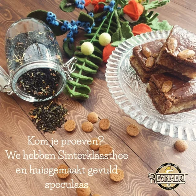 Vandaag is het 5 december! En wij hebben heerlijk geurende Sinterklaasthee en verse, huisgemaakte gevuld speculaas 🥰. Kom je dit weekend proeven?
•
Je vindt ons in hartje centrum, in de leukste winkelstraat van Middelburg. Met liefde maken we hier jouw ontbijt, lunch en borrel klaar. Bovendien kun je tegenwoordig op vrijdag- en zaterdagavond ook bij ons terecht voor het lekkerste Mexican streetfood.

📍 Langeviele 61, Middelburg
☎️ 0118-853886
📧 info@reynaertenco.nl
🌐 www.reynaertenco.nl
•
#middelburg #middelburgsestraatjes #langeviele #goodcompany #ontbijt breakfast frühstück supportyourlocal supportyourlocals ilovezeeland lunch flammkuchen borrel aperitif apero vrijdagmiddagborrel diner dinner mexicaans mexicanfood tuinterras stadstuin uitinzeeland bierproeverij afrocoffee taart